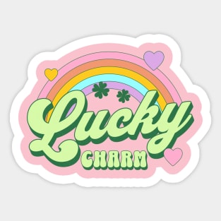 Lucky Charm St Patricks Day Kawaii Rainbow Sticker